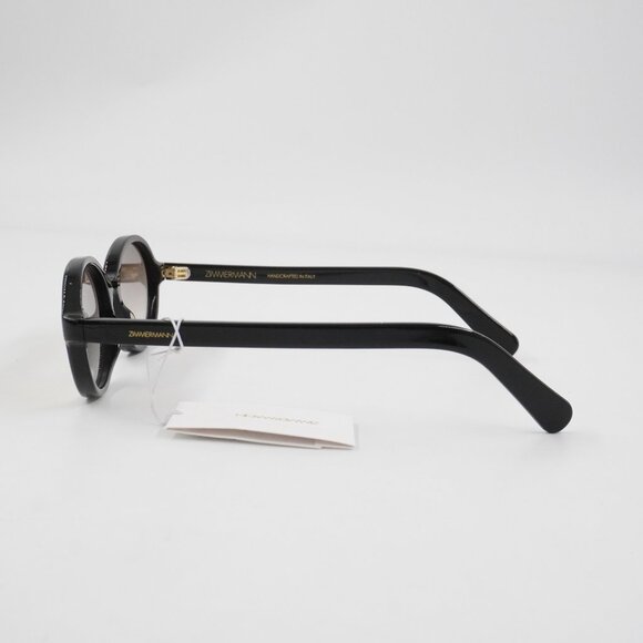 Zimmermann Cyd Oval Acetate Frame Sunglasses with Round Finish in Black (NWT) main image 10